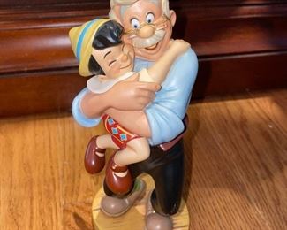 $80 WDCC "A Father's Joy" Geppetto and Pinocchio