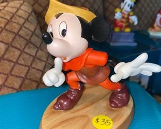$35 Disney Mickey and the Beanstalk “Shhh!” Mickey Mouse Figurine