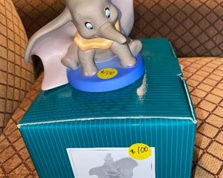 $100 ARTIST SIGNED WDCC Disney Classics Dumbo Little Clown / Disney figurine Dumbo