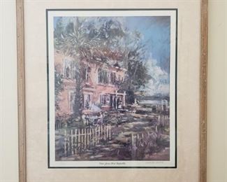 https://ctbids.com/#!/description/share/537351 R. Bolton Smith: "View from Port Republic" Signed & Numbered Print. A View from Port Republic number 131 of 950. Signed by artist. Frame measures 32.5" x 37.75".