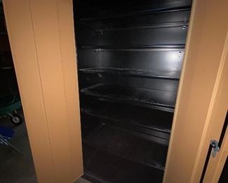 3 of these storage cabinets good condition! Great for extra  basement or garage storage