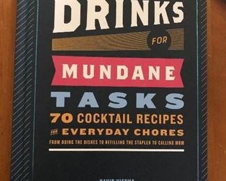 WHIMSICAL COCKTAIL BOOK FOR EVERYDAY CHORES. 