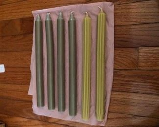 TAPER CANDLES (NEVER USED) 