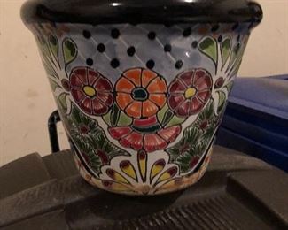 MEXICAN STYLE FLOWER POT 