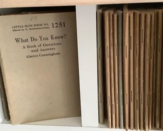 Little Blue Book- almost 100 books