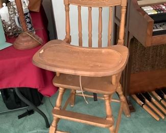 Vintage high chair