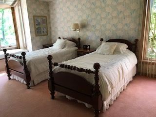 Pair of Cannonball style twin beds