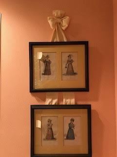 Framed hand painted prints