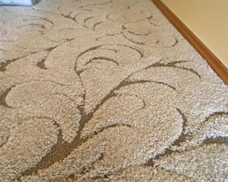 Large Area Rug with an additional 5 x 7 matching  rug