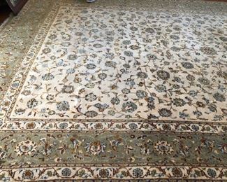 This is a  large Persian Kashan rug size 11 x 16