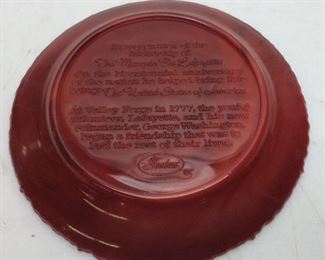 RARE FENTON DANIEL WEBSTER PLATE