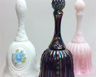 3 VINTAGE FENTON BELLS