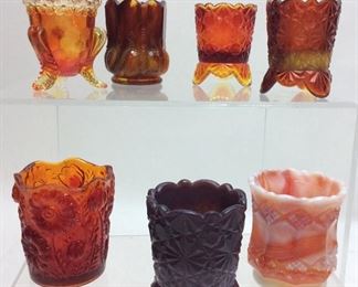 7 ANTIQUE TOOTHPICK HOLDERS