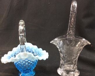2 VINTAGE BASKETS