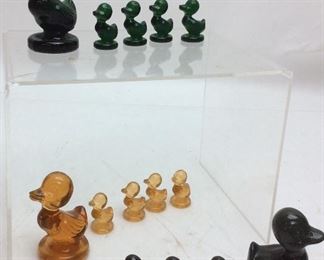 3 SETS VINTAGE MOSSER DUCK FAMILIES