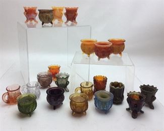 21 ANTIQUE TOOTHPICK HOLDERS