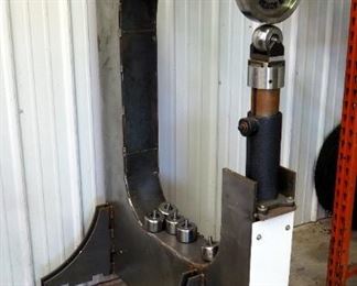 Custom Made English Wheel 65.5" X 38.5" X 32"With Hoosier Anvil Set