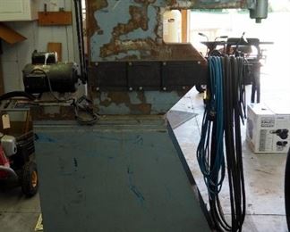 Custom Built Electric Planishing Hammer With Dayton 1 HP Electric Motor, 75" Tall x 36" x 40"