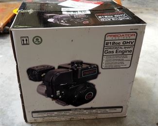Predator Gas Powered Engine, 212CC OHV, New In Box