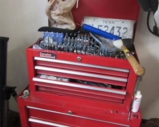 Tool Chest Selling at Live Auction