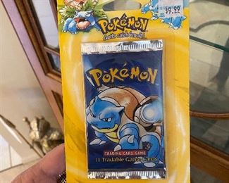 Pokemon Base Set Shadowless Long Crimp Blastoise Booster Blister
