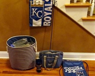 Kansas City Royals Cup, Yard Sign With Stake, Cooler And Bag