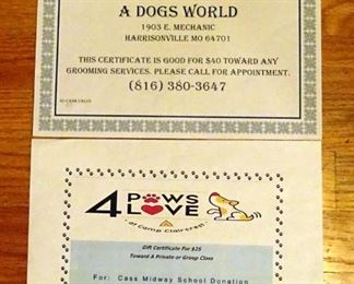 Dogs World, $40 Gift Certificate And 4Paws Love, $25 Gift Certificate