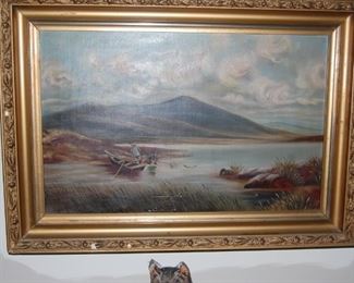 late 1890's oil painting