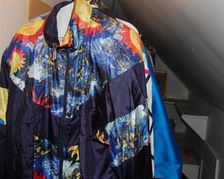 several closets full of vintage clothes