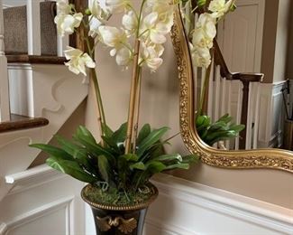 18. Faux Orchid in Urn (32")