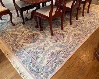 32. Floral Hand Knotted Rug Wool (8'3" x 12')