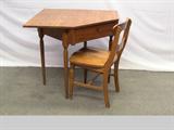Vintage Corner Desk and Chair