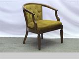Mid-Century Paoli&nbsp;Furniture Company Wood and Original Olive Green Upholstered Chair