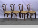 Four Jacob Josef Kohn Wien&nbsp;Antique&nbsp;Bentwood Chairs