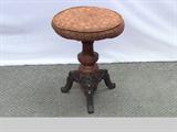 Antique Dated 1873 George W. Archer Swivel Piano/Office Stool