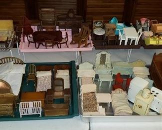 Vintage Doll House Furniture: Arcade,  Strombecker and/or Schoenhut, Renwal