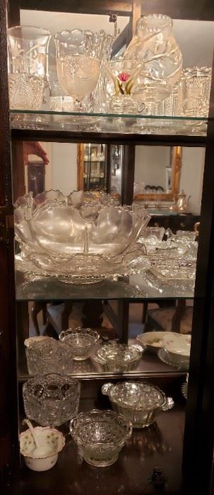 Serving Bowls, Crystal Candle holders, Serving Dishes
