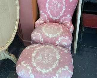 Country Swedish chair and. ottoman - Price $750