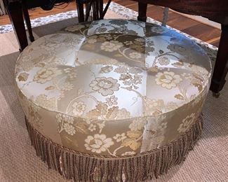 Upholstered ottoman $1,500