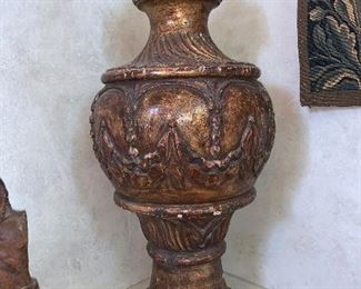 Pair of 19th Century Continental Finials - 15.5"x39" - Price $3,000