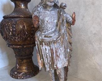 17th Century Italian carved figure - Price $750