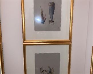 Set of 8 Chinese paintings - Price for set $1,800