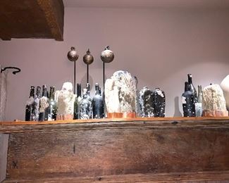 Set of shipwrecked bottles - $350
