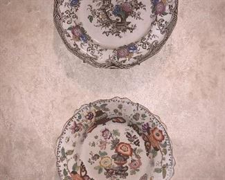 Set of English earthenware, 19th century, transfer decorated - Price for set $950