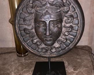 Medussa on stand 18th century bronze - Price $695