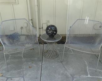 EMU chairs and table