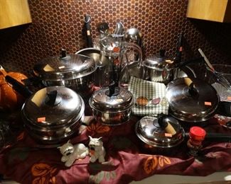 West Bend Stainless Pots and Pans