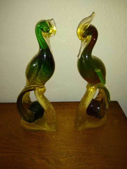 Murano vintage birds