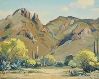 Lot 10: Mildred Arline Young Pneuman "Catalina Mountains Tucson