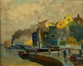 Lot 17: Rudolph Weber European Painting